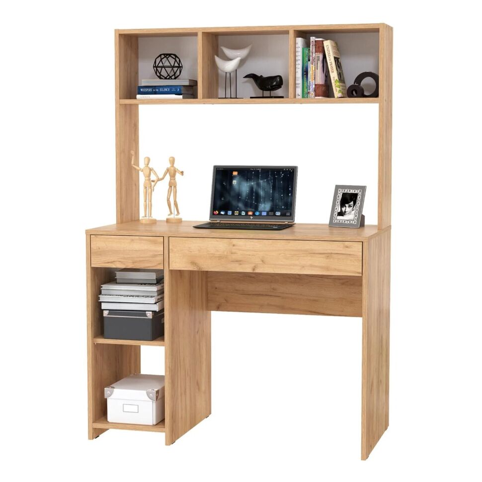 Комфорт Стол компьютерный 12.77 Дуб Крафт золотой