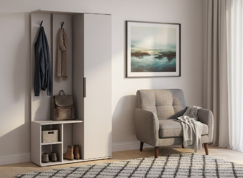 Шкаф комбинированный Кармен-1 Кашемир