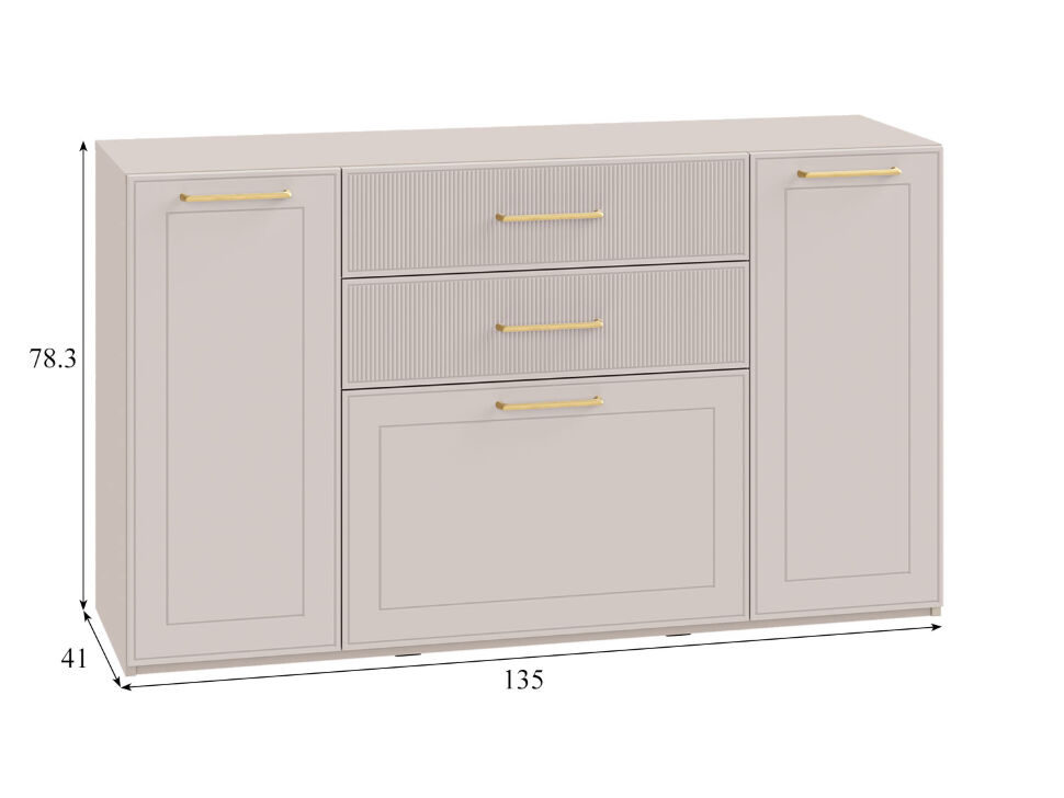 Ричфорд комод 16.235 кашемир / моно керамика