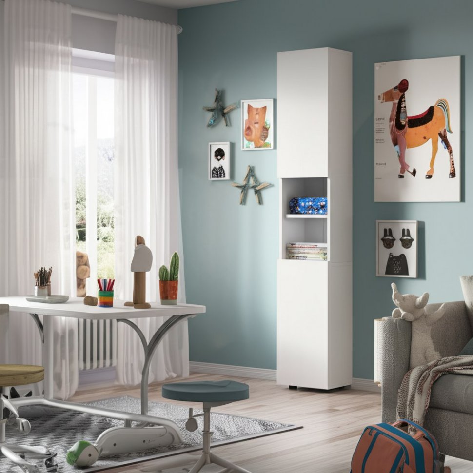 Пенал ПН 100, Белый