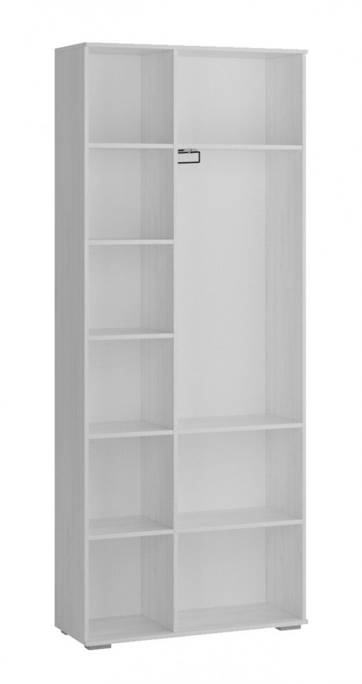 Шкаф комбинированный с зеркалом Ливорно ЛШ-9 (Домани) Ясень Анкор светлый