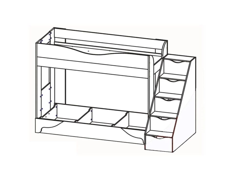 Латте 77-01 кровать-диван Бодега Светлый / Орех Донской / Велюр Коричневый