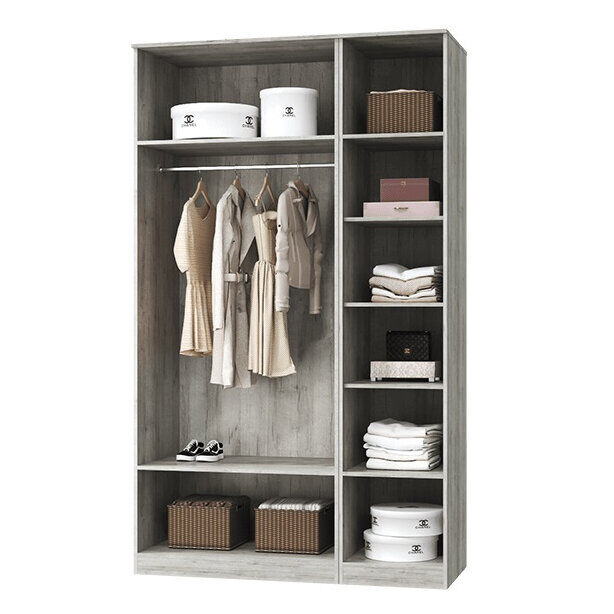 Шкаф трехдверный с зеркалом Лагуна (MLK)