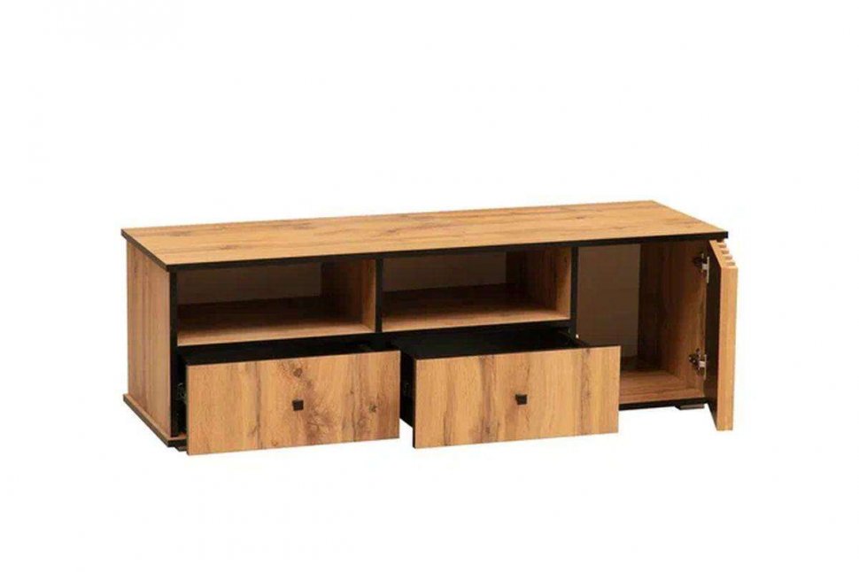 Модульная гостиная Либерти 2 (опора h20) Дуб вотан/Черный