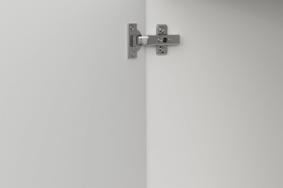 Шкаф трехстворчатый Бали, Белый шагрень