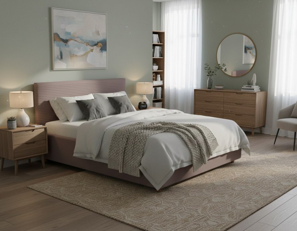 Кровать Event Loft 1400 с под. механизмом / какао №8