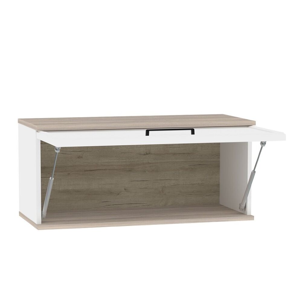 Шкаф навесной Аурелио 4 (Глазов) Белый