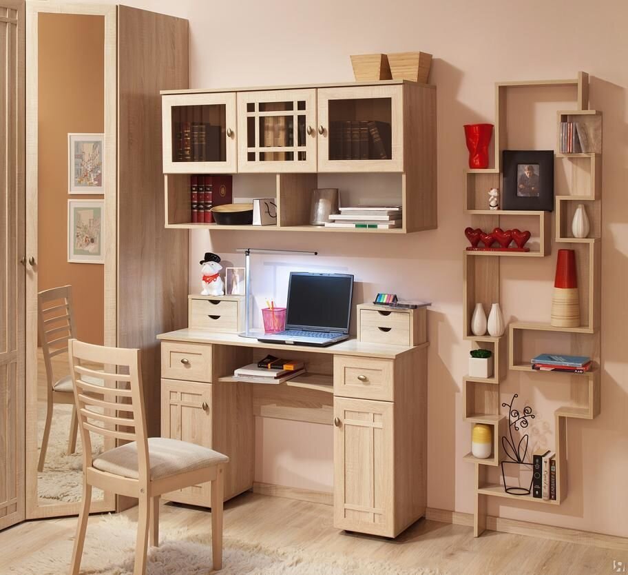 Стол туалетный Глазов-мебель Sherlock 52 (Дуб Сонома)