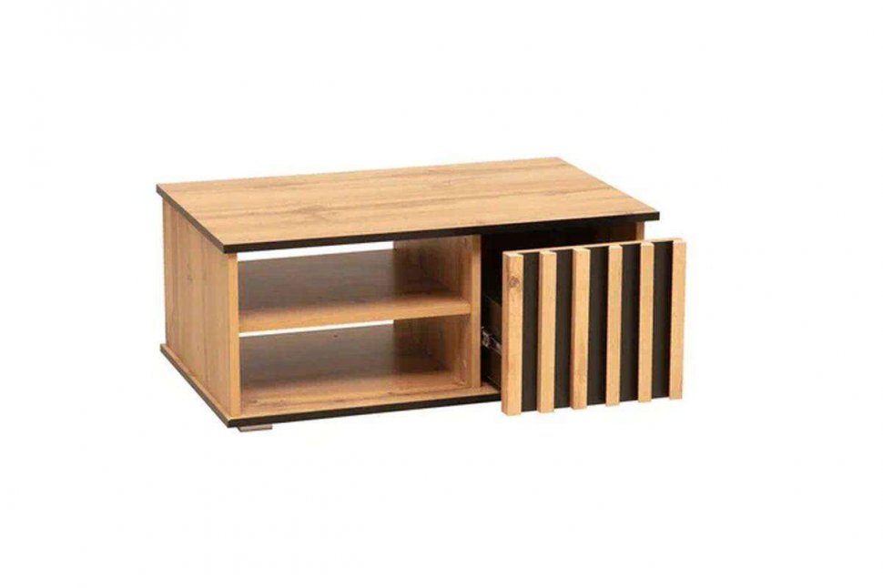 Модульная гостиная Либерти 3 (опора h20) Дуб вотан/Черный