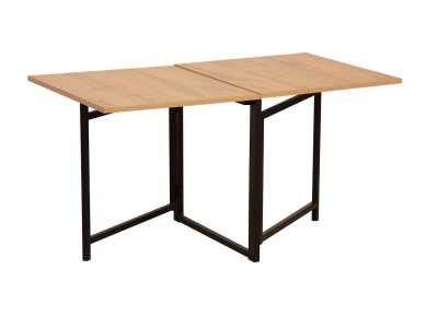 Стол журнальный 42.43 Кальяри Дуб Вотан/металл черный