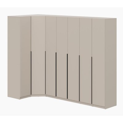 Шкаф с наполнением (22 полки + 2 штанги) ШК 5, Меланж