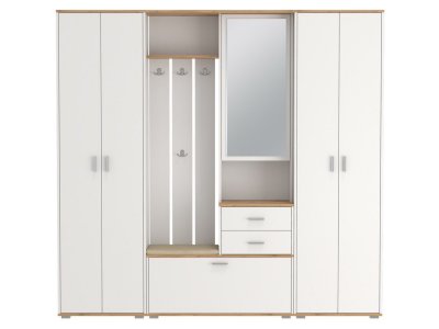 Прихожая модульная Антре 2 Белый