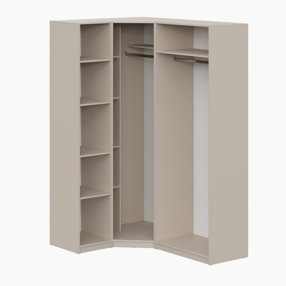 Шкаф с наполнением (10 полок + 2 штанги) ШК 5, Меланж