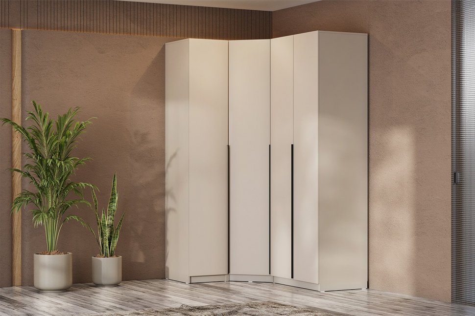 Шкаф с наполнением (10 полок + 2 штанги) ШК 5, Меланж