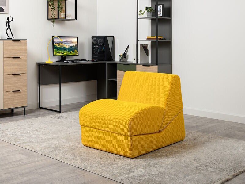 Марвэл Сетка Кресло Желтое