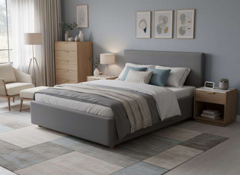 Кровать Event Loft 1400 с под. механизмом / серый №25