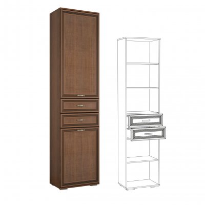 Шкаф-пенал с ящиками ЛШ-3 Ливорно DOMANI