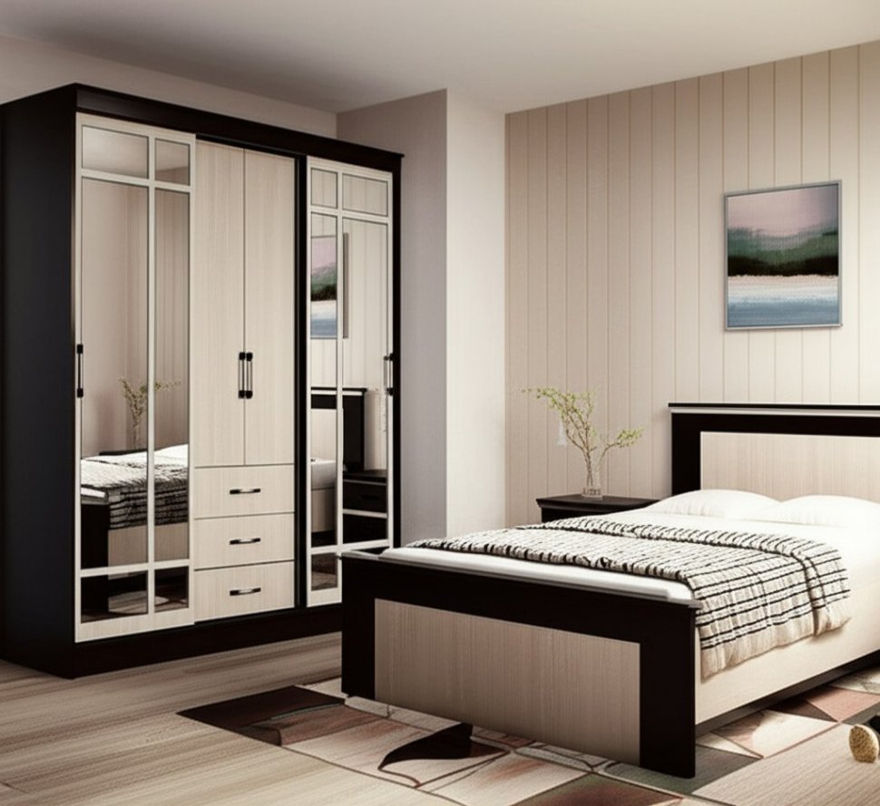 Шкаф-купе Маэстро 1700 БТС (Венге)