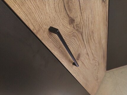 Шкаф Noto (Ижмебель) 2-дверный Дуб Табачный Крафт / Черный