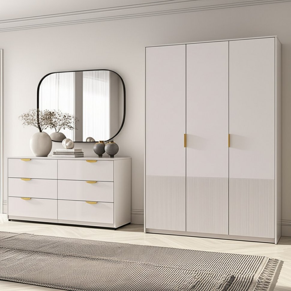 Шкаф 3-х створчатый Пандора ШК-06, Кашемир, Айриш