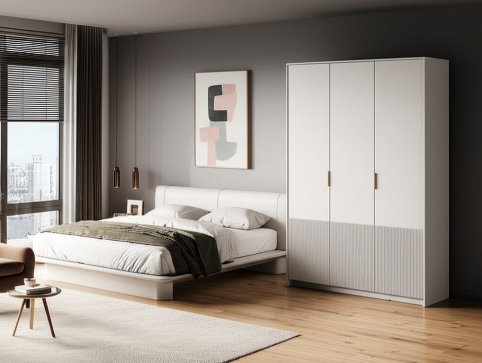 Шкаф 3-х створчатый Пандора ШК-06, Кашемир, Айриш