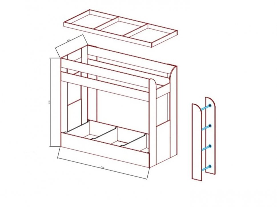 Карамель 75 кровать-диван Бодега Светлый / Ткань Escada Ochra