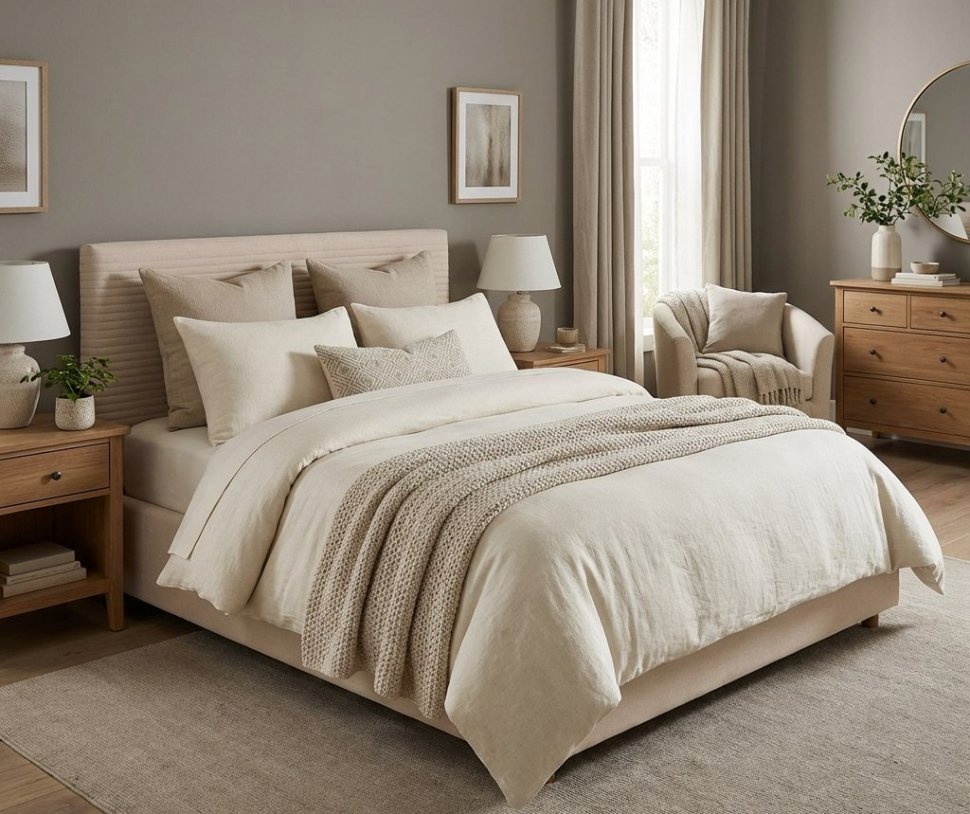 Кровать Event Loft 1400 с основанием / бежевый №4