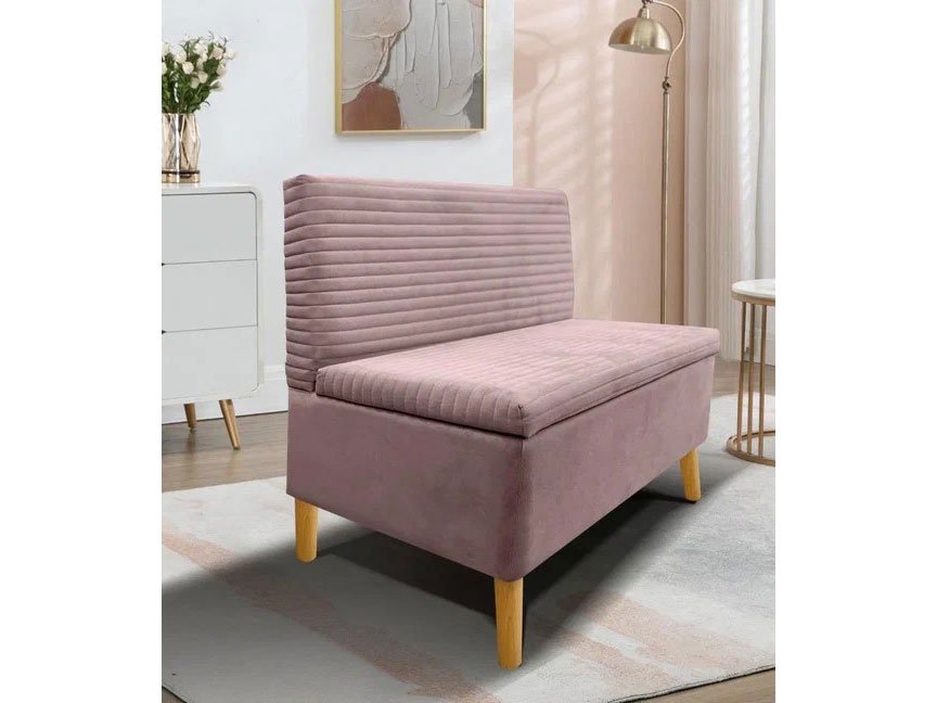 Диван ОАЗИС-1 Д широкий пудра №15