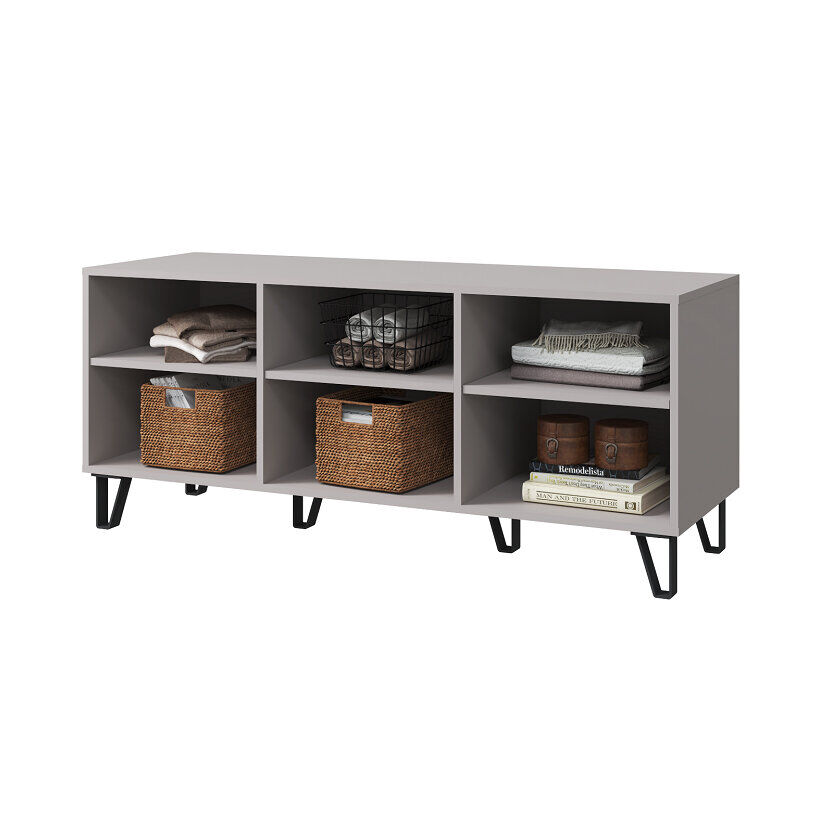 Тумба под ТВ Солана (MLK) Смоки софт / Ясень анкор