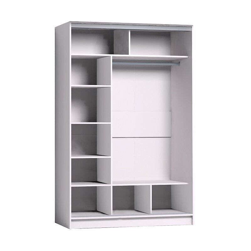 Шкаф-купе Strike 1350 без зеркал Глазов (Белый)