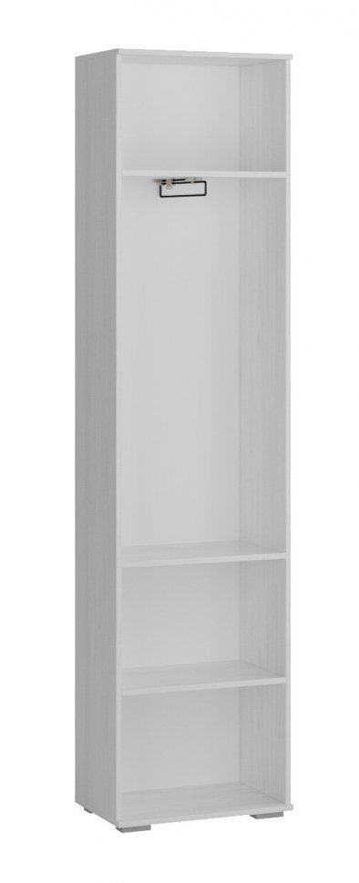 Шкаф-пенал с выдвижной штангой Ливорно ЛШ-2 (Домани) Ясень Анкор светлый