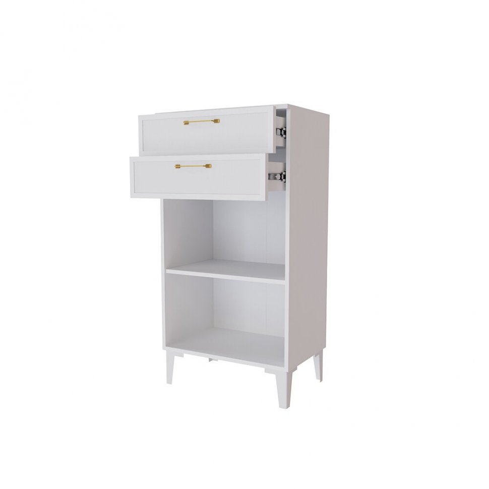 Тумба с ящиками Толедо ТТ-30, Белый