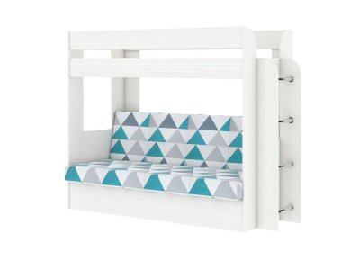 Карамель 75 кровать-диван Бодега Светлый / Ткань Nils Mint