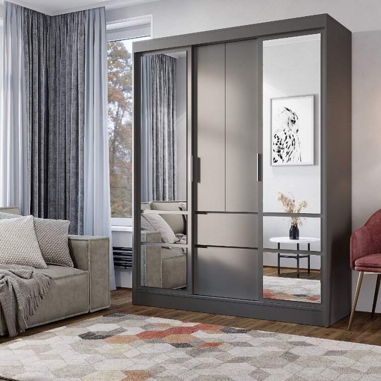 Шкаф-купе Симпл 1600 ШКК-06 (БТС) Графит