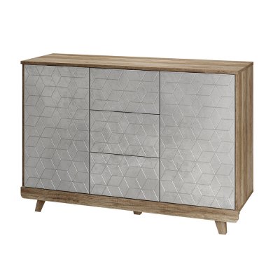 Комод Мегаполис КМ-15 (БТС) Дуб Каньон / Серый F04