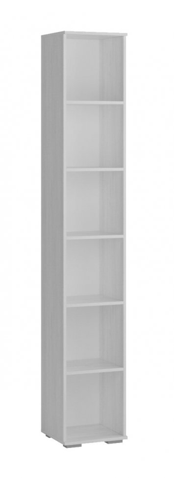 Шкаф-пенал с полками ЛШ-1 Ливорно (Домани) Ясень Анкор светлый