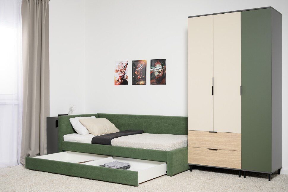 Марвэл 90 Кровать одинарная EPIC 70 MOSS