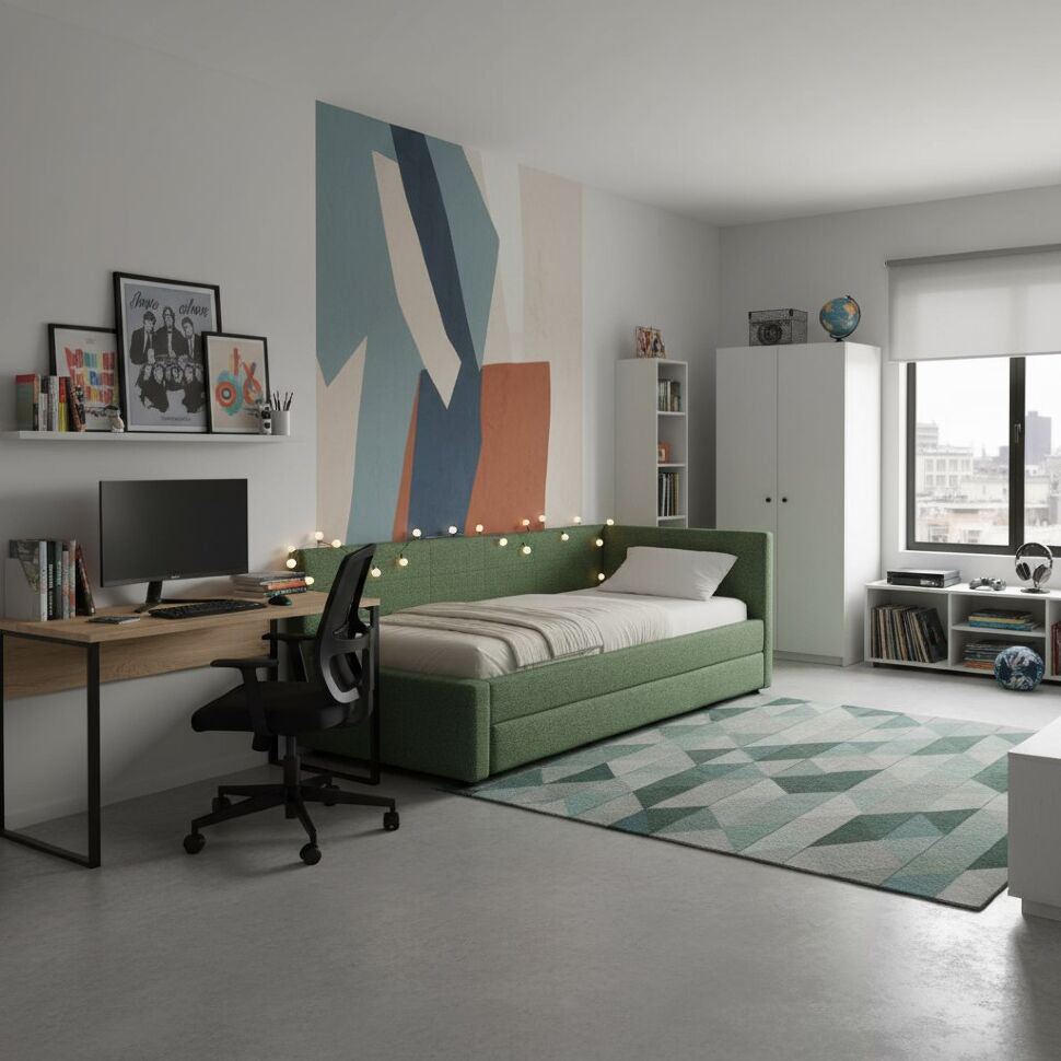 Марвэл 90 Кровать одинарная EPIC 70 MOSS