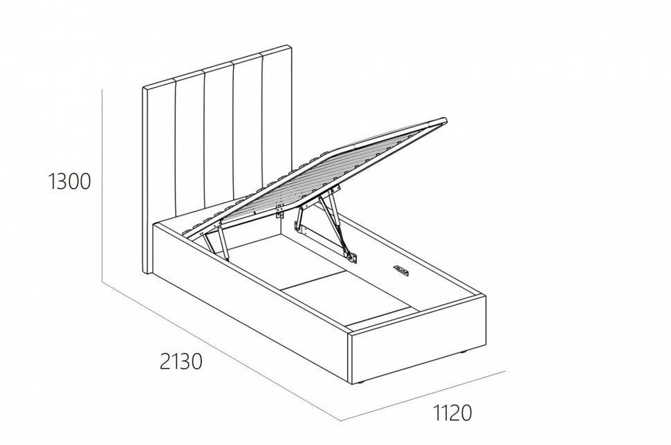 Кровать Ingrid 900 модель 312 Анри 06