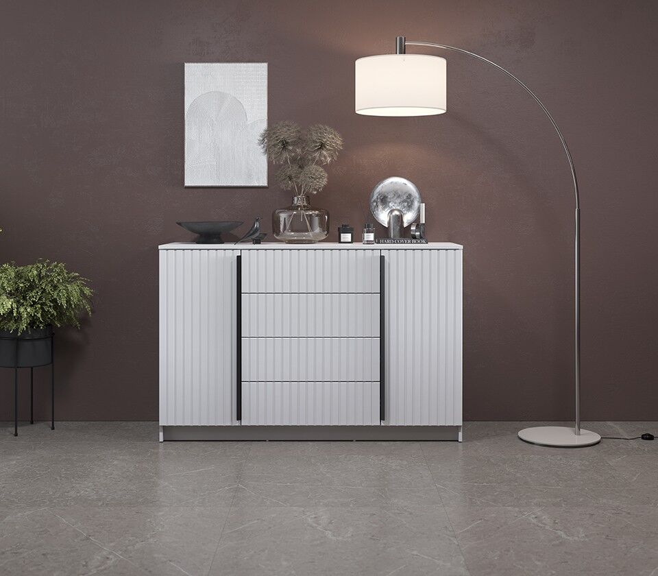 Брандо комод 67.11 МДФ Белый