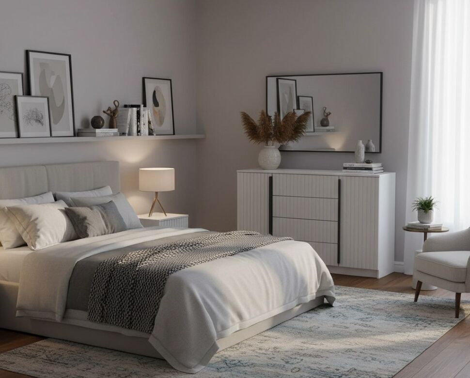 Брандо комод 67.11 МДФ Белый