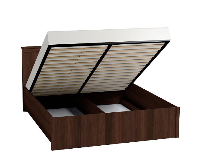 Кровать 180х200 Sherlock 41.2 Орех (Глазов) с подъемным механизмом