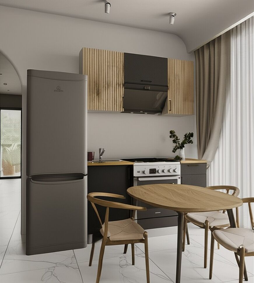 Кухня Кантри 1,5м с окапом