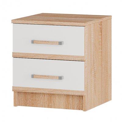 Тумбы Сакура (БТС) 2 шт. Белый/Дуб Сонома