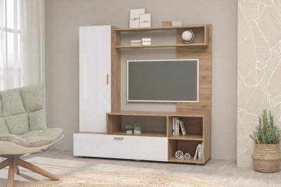 Аллегро 8 гостиная / Дуб золотой/Белый