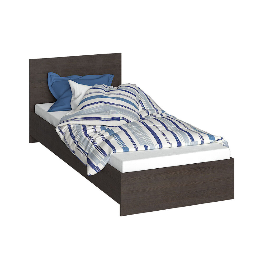 Кровать 80х200 Ронда КР-080 с основанием ЛДСП Венге