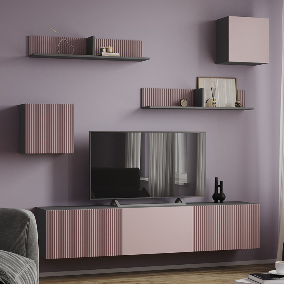 Тумба навесная Сириния (ТЭКС) Пудра