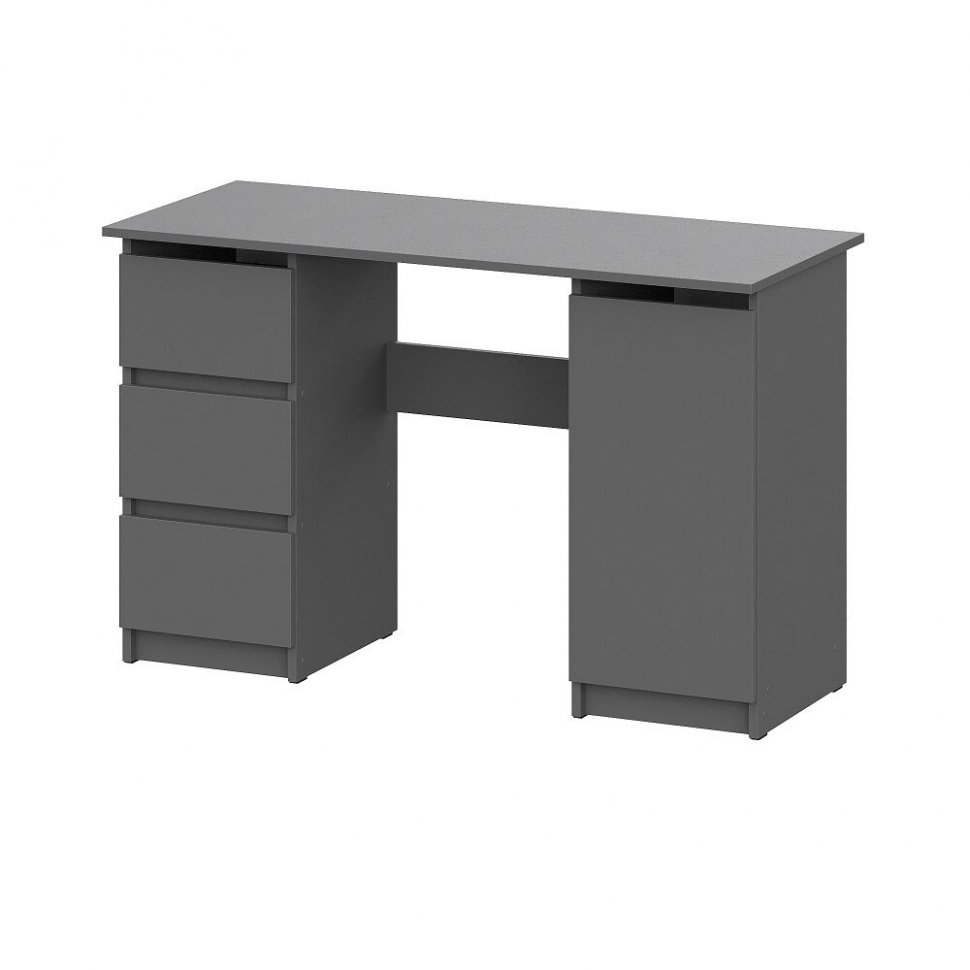 Стол письменный Денвер с ящиками 120 (Графит серый)