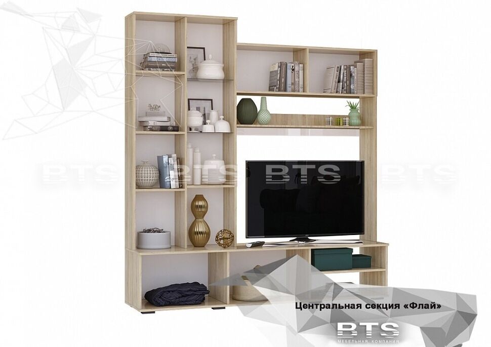 Центральная секция Флай ЦС-01 БТС (Дуб сонома)