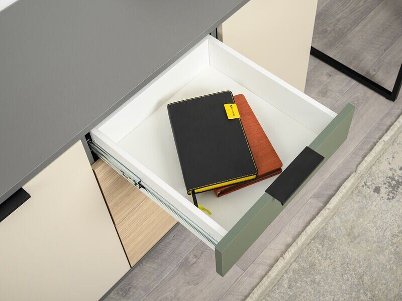 Марвэл Комод 16.234.02 Темно-серый / Плэйн